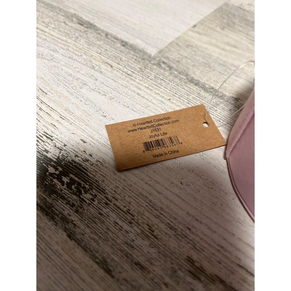 Heartfelt Collection tabletop clock in pink zippered case. NWT - Picture 6 of 6